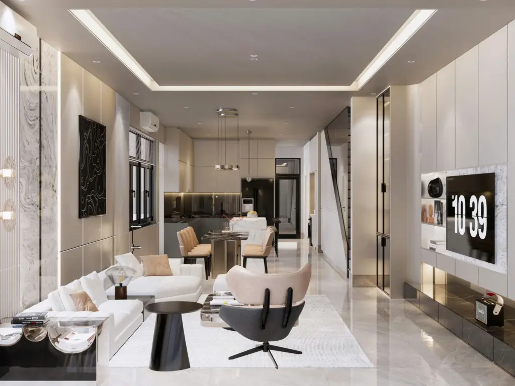 Nhà phố 1 trệt 1 lầu