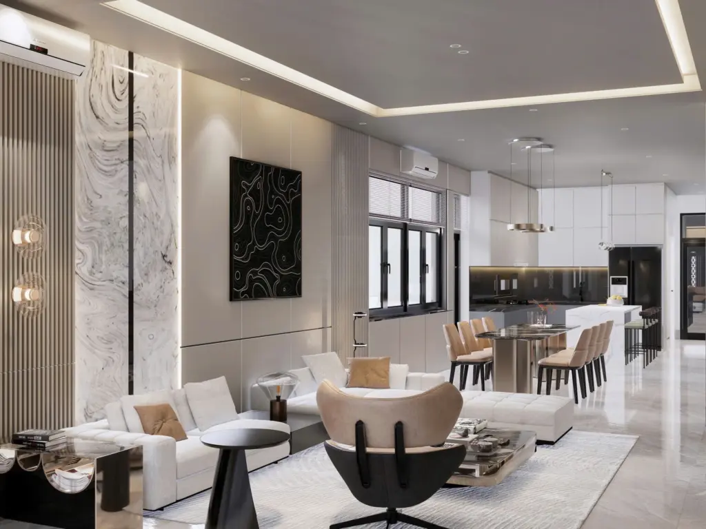 Nhà phố 1 trệt 1 lầu