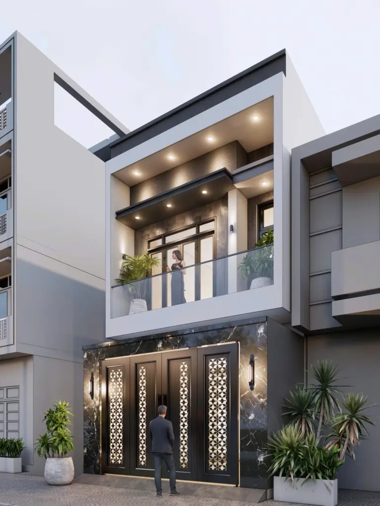 Nhà phố 1 trệt 1 lầu