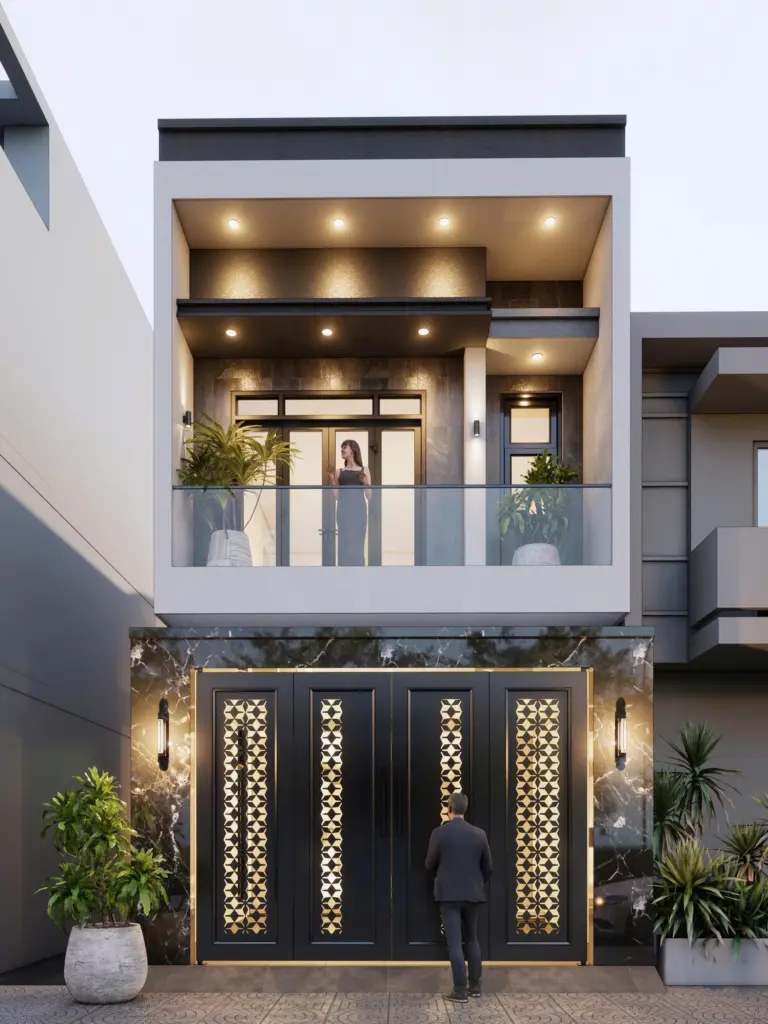 Nhà phố 1 trệt 1 lầu