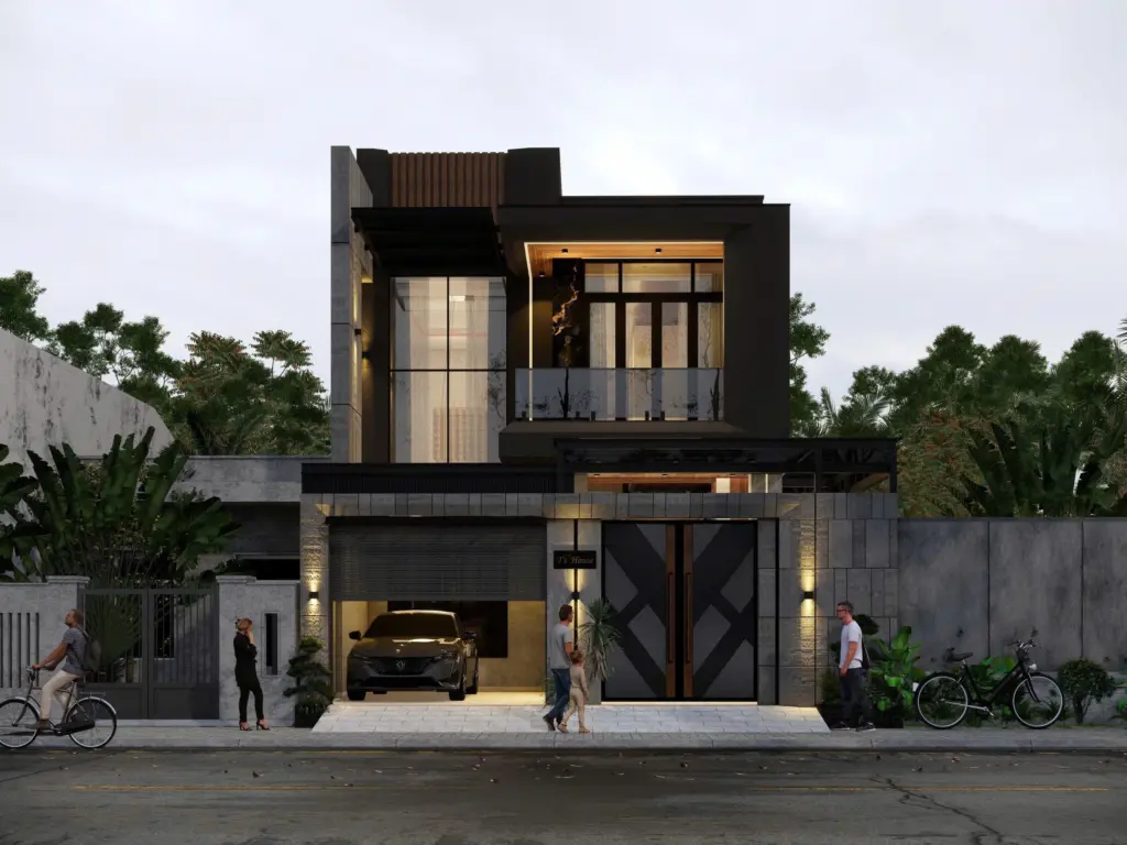 Biệt thự hiện đại – 1 trệt 1 lầu