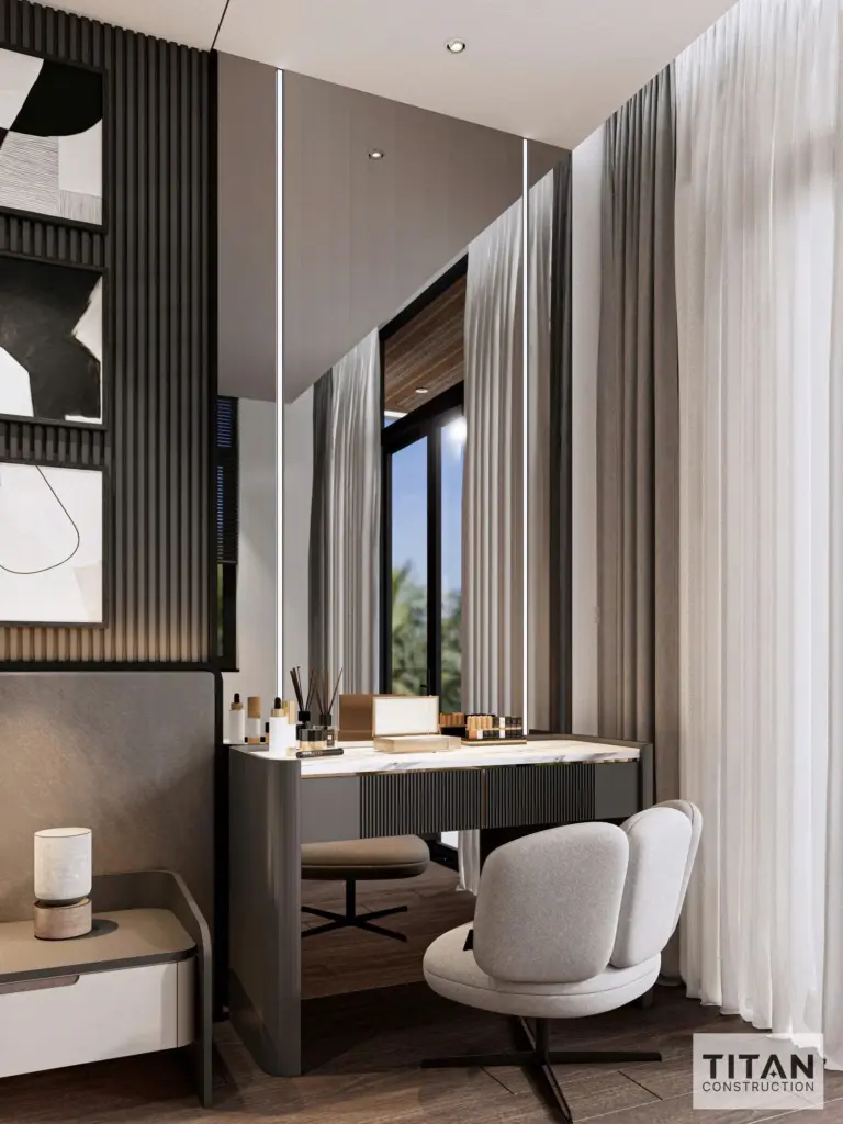 Biệt thự hiện đại – 1 trệt 1 lầu