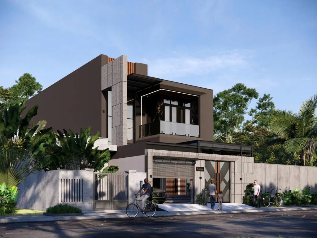 Biệt thự hiện đại – 1 trệt 1 lầu