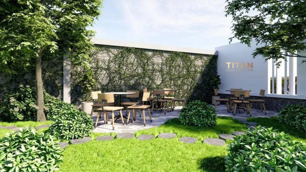 Biệt thự vườn mái nhật cho gia đình 3 thế hệ