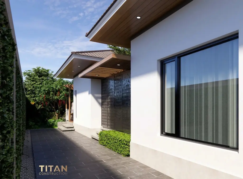 Biệt thự vườn mái nhật cho gia đình 3 thế hệ