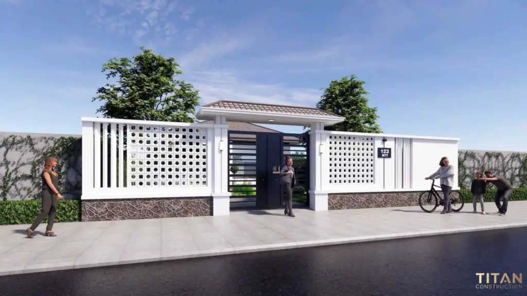 Biệt thự vườn mái nhật cho gia đình 3 thế hệ