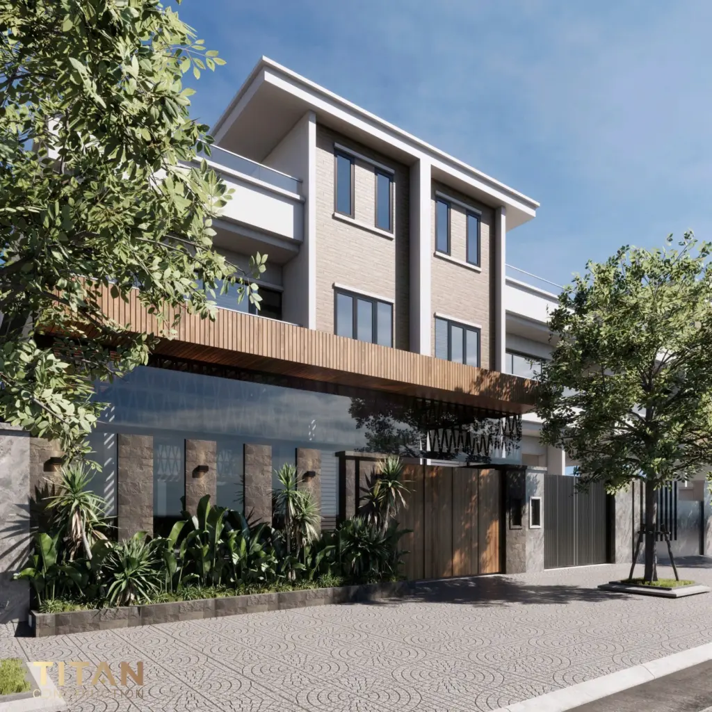 Cải tạo biệt thự song lập, kết hợp hài hòa không gian sinh hoạt và khu giải trí cao cấp với phòng gym riêng biệt