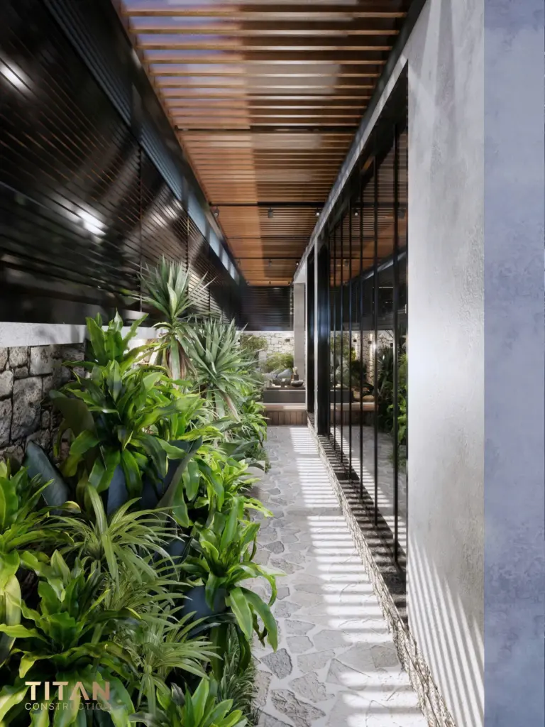 Cải tạo biệt thự song lập, kết hợp hài hòa không gian sinh hoạt và khu giải trí cao cấp với phòng gym riêng biệt