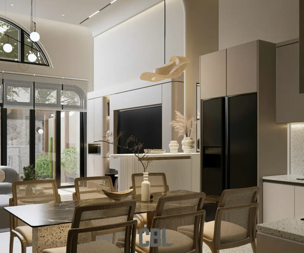 Nhà phố hiện đại mang phong cách Wabi-Sabi