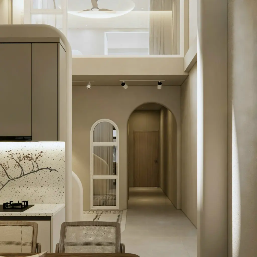 Nhà phố hiện đại mang phong cách Wabi-Sabi