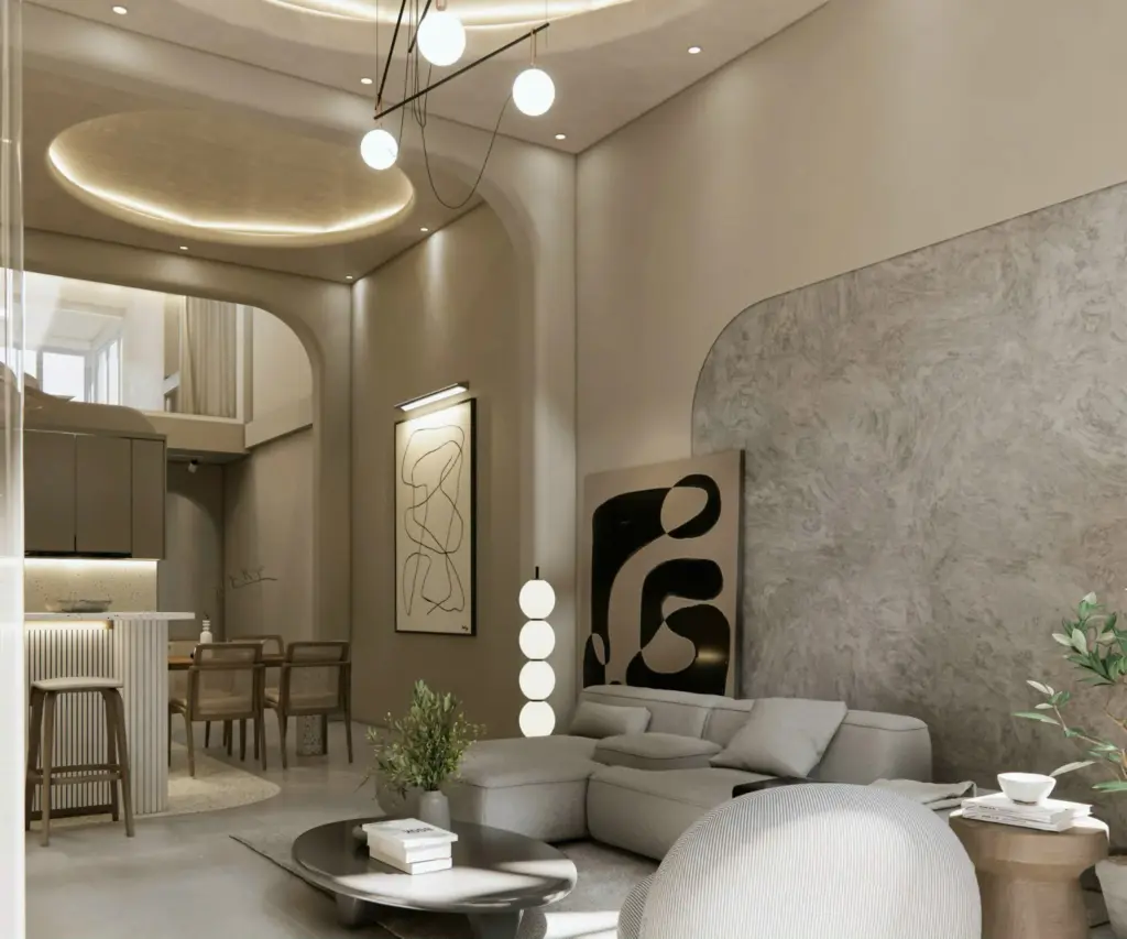 Nhà phố hiện đại mang phong cách Wabi-Sabi