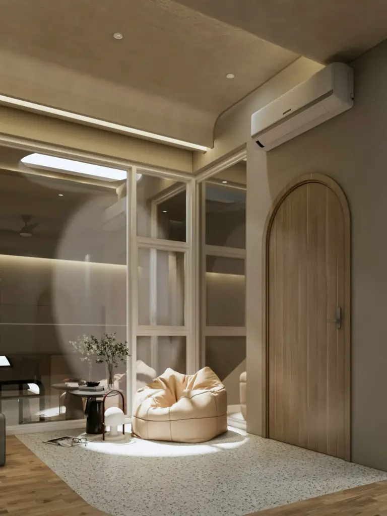 Nhà phố hiện đại mang phong cách Wabi-Sabi