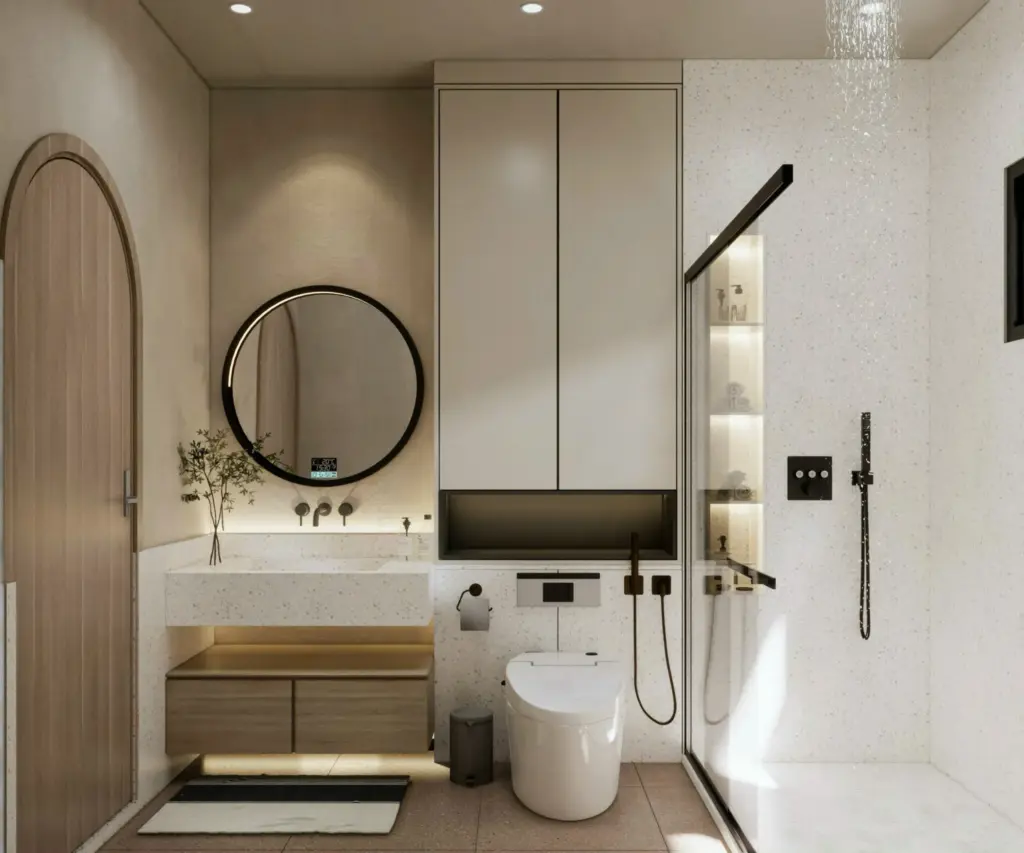 Nhà phố hiện đại mang phong cách Wabi-Sabi