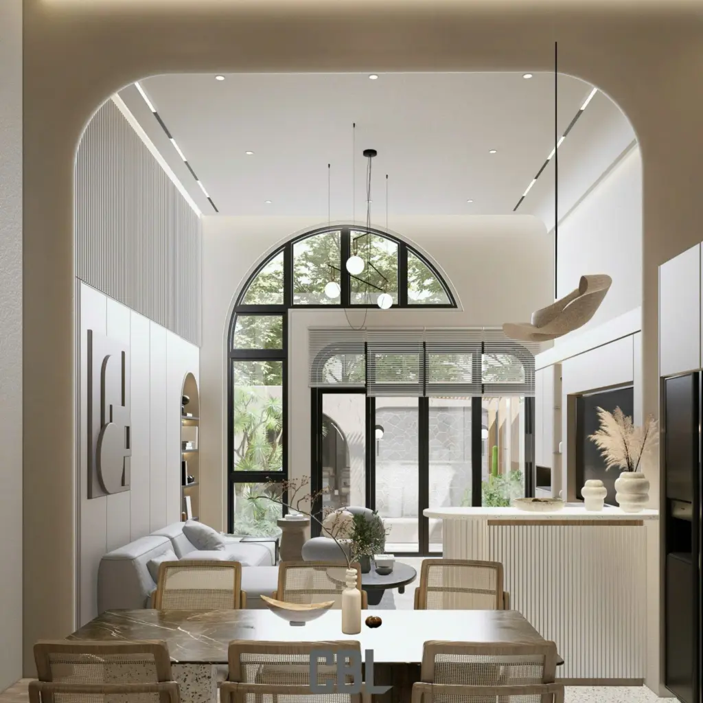 Nhà phố hiện đại mang phong cách Wabi-Sabi