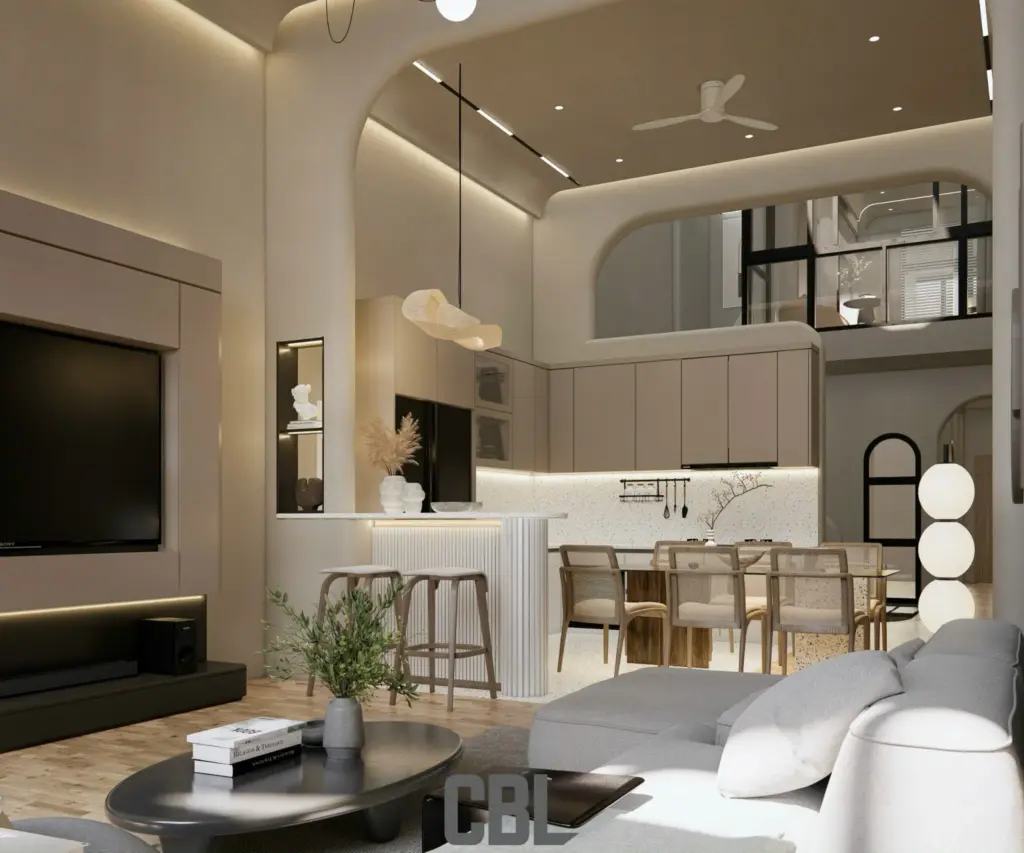 Nhà phố hiện đại mang phong cách Wabi-Sabi