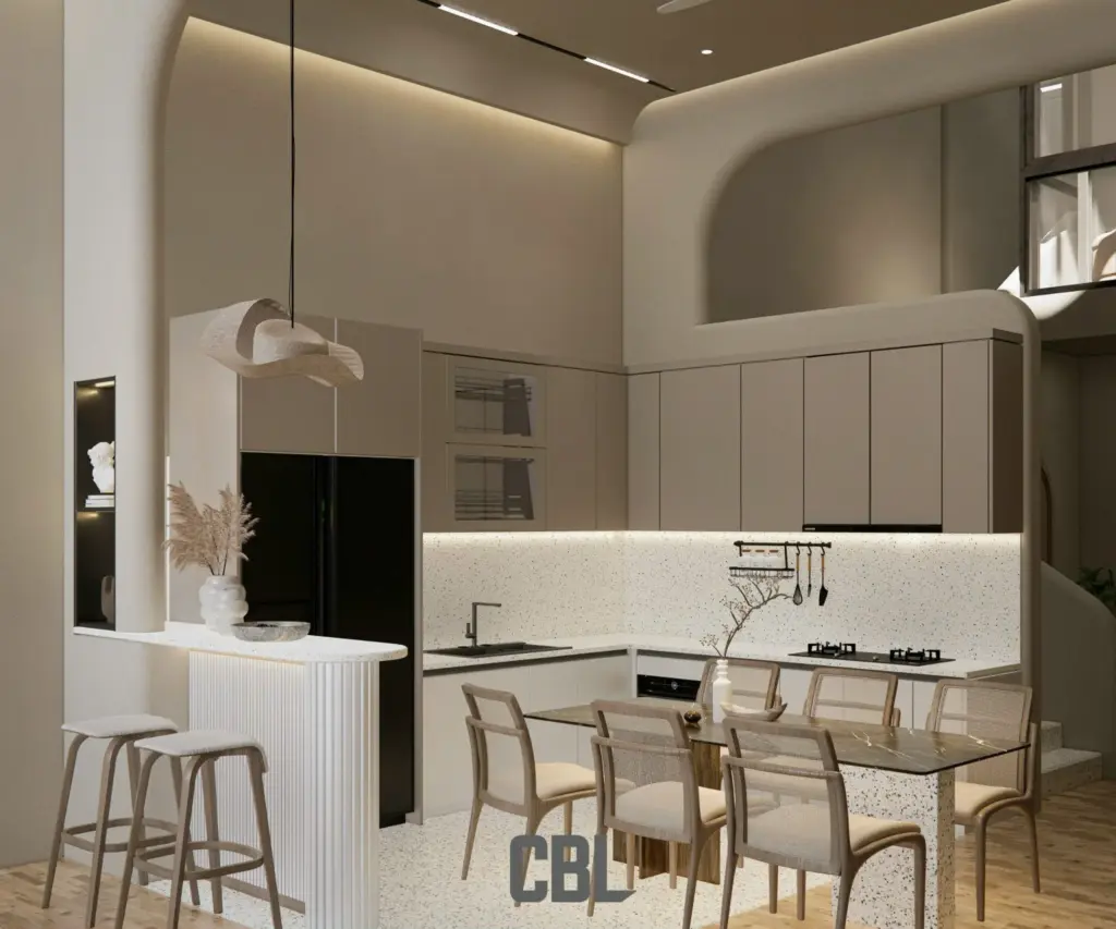 Nhà phố hiện đại mang phong cách Wabi-Sabi