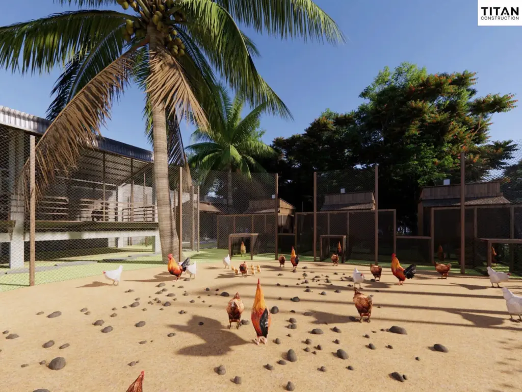 Nhà vườn kết hợp nuôi mô hình nhà vườn – ao cá – chuồng trại