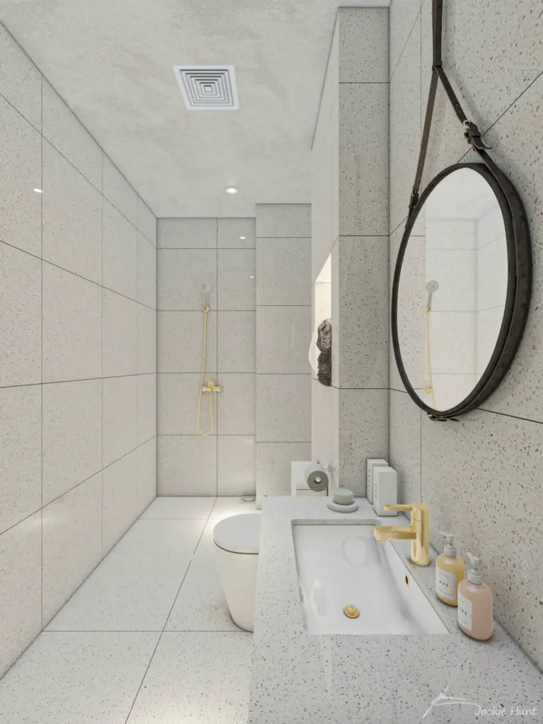 Shop mỹ phẩm kết hợp nhà ở