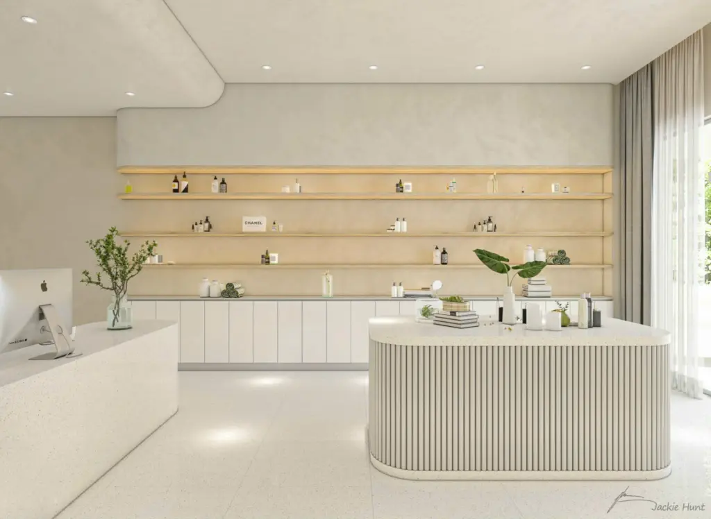 Shop mỹ phẩm kết hợp nhà ở