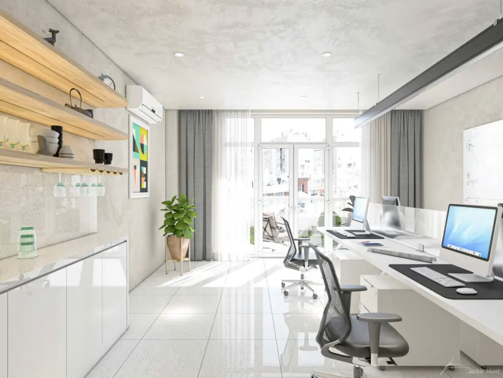 Shop mỹ phẩm kết hợp nhà ở