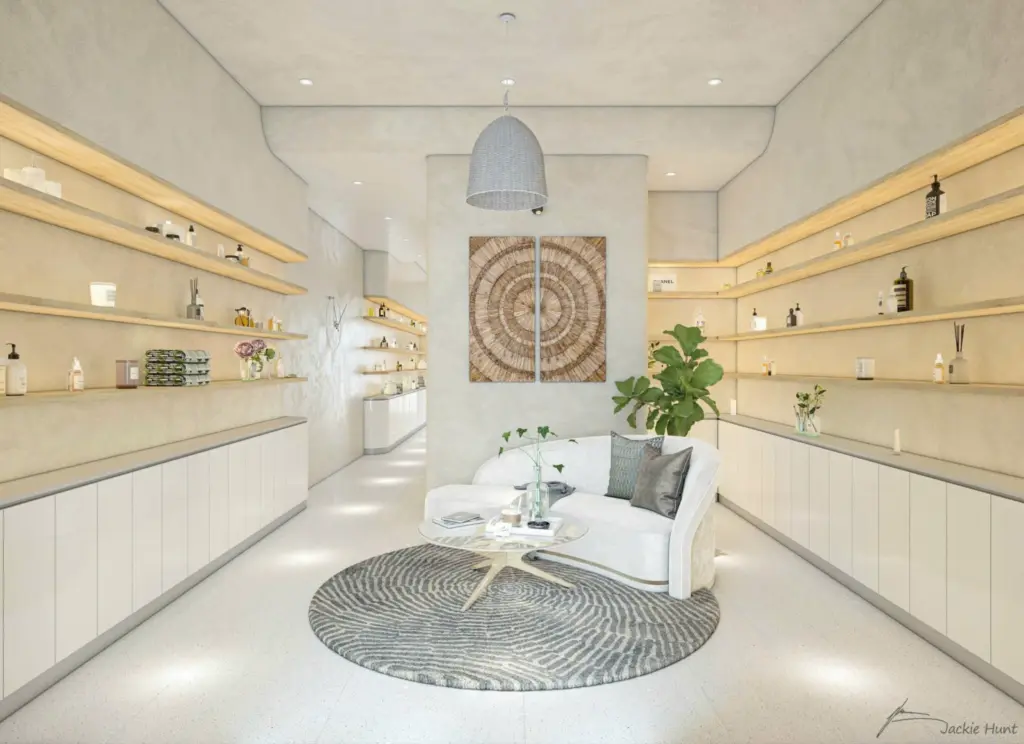 Shop mỹ phẩm kết hợp nhà ở