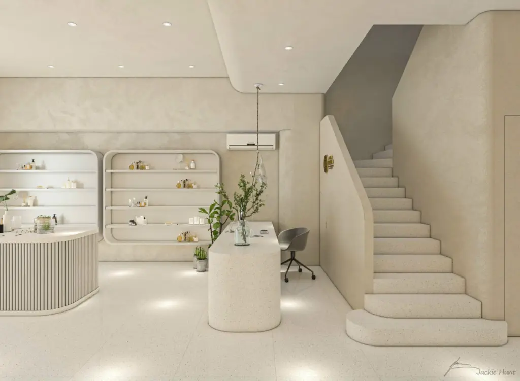 Shop mỹ phẩm kết hợp nhà ở