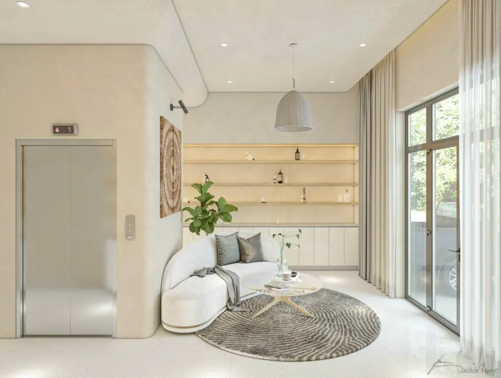 Shop mỹ phẩm kết hợp nhà ở